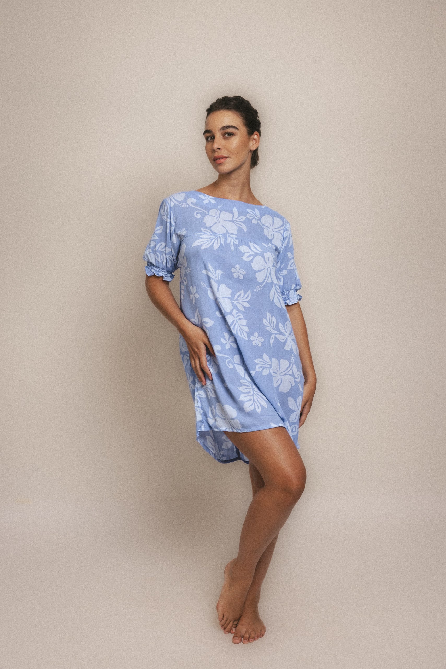 lanai mini dress white floral Women's Lanai Dress | Color: Lime Floral Print